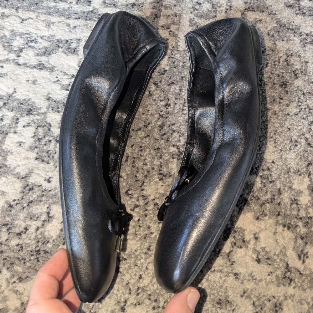 Stuart Weitzman Bardot Bow Square Toe Flat - image 5